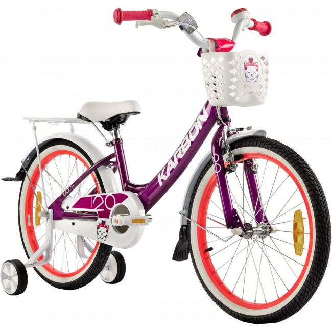 Velosipēds Karbon Tiara 20 violet