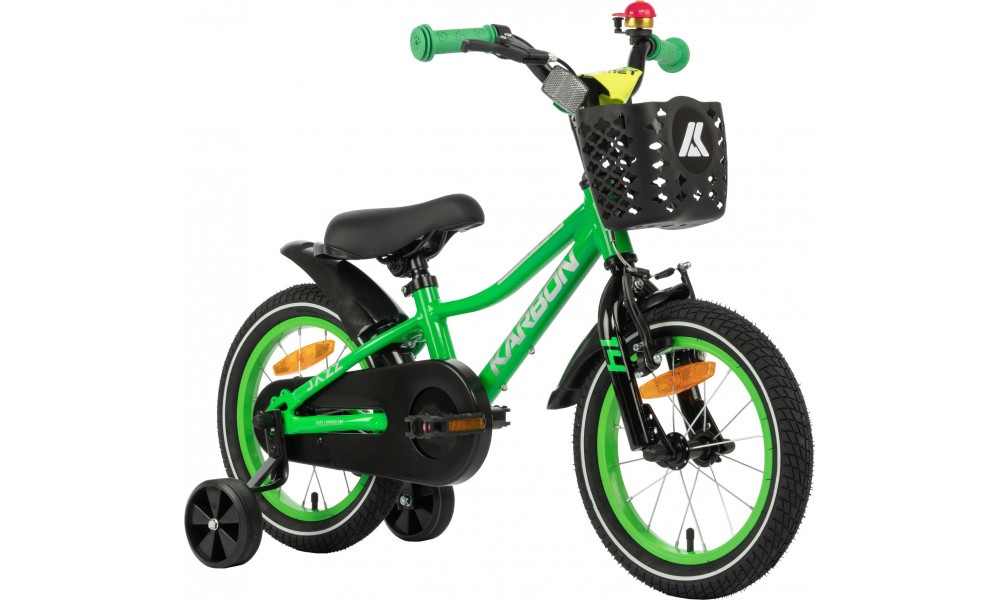 Velosipēds Karbon Jazz 14 green neon 