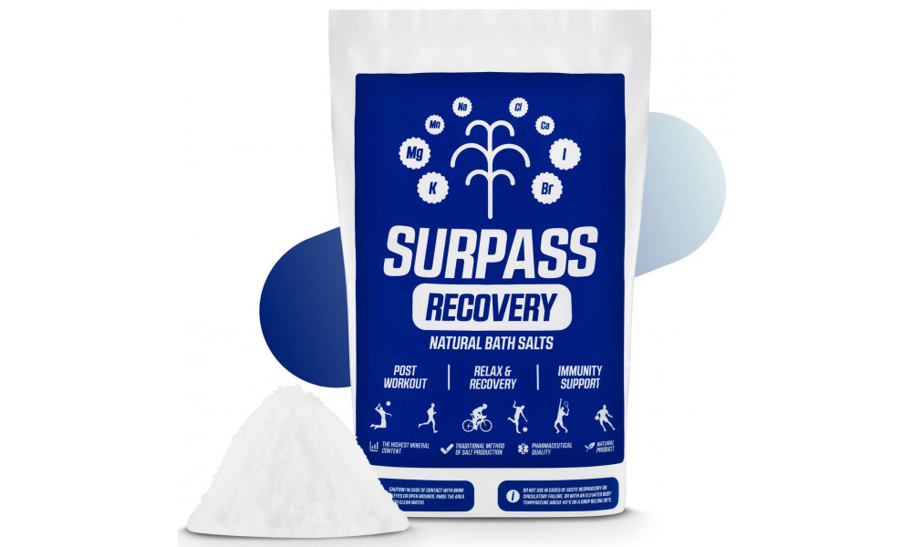 Vannas sāļi Surpass Recovery Natural 1kg - 2