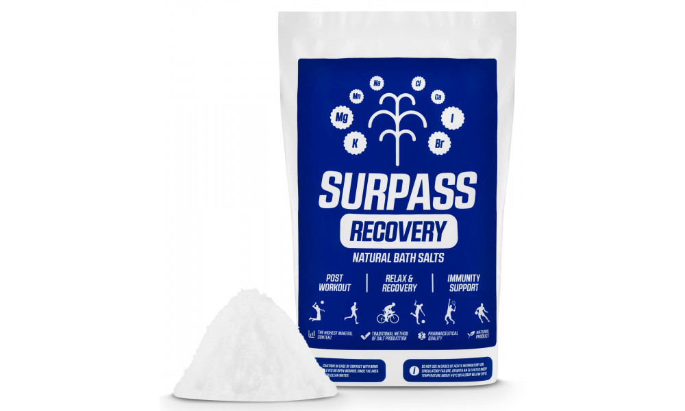 Vannas sāļi Surpass Recovery Natural 1kg - 3