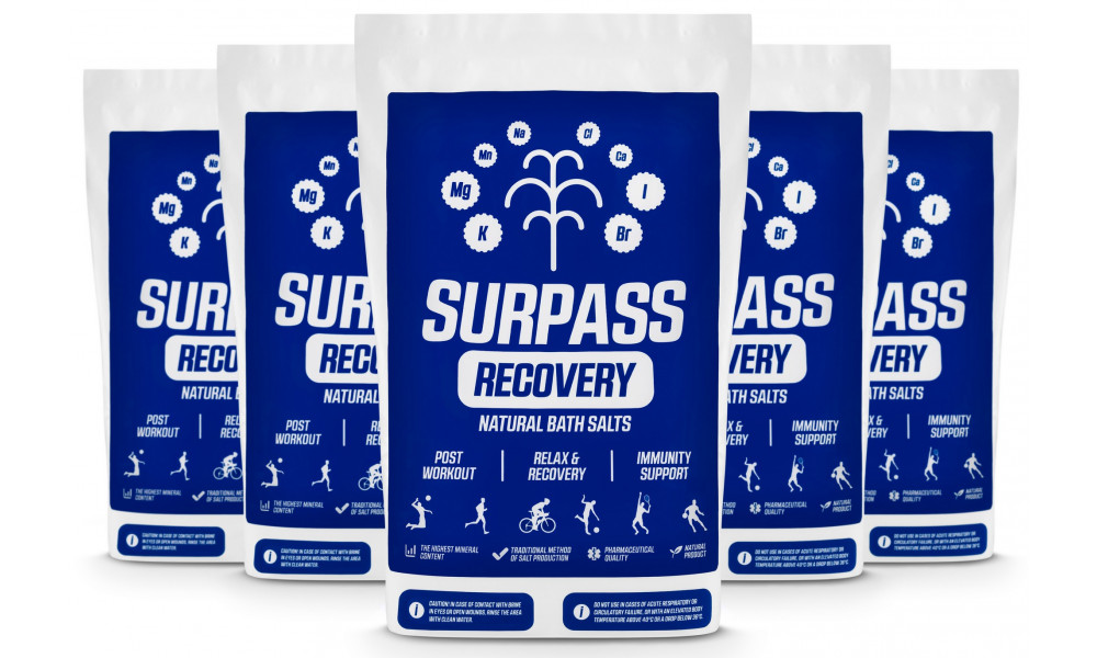 Vannas sāļi Surpass Recovery Natural 1kg - 5