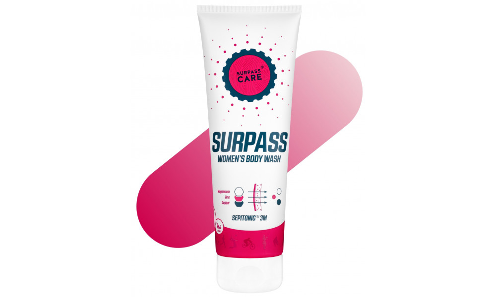 Matu un ķermeņa mazgāšanas želeja Surpass Sepitonic Women 250ml - 2