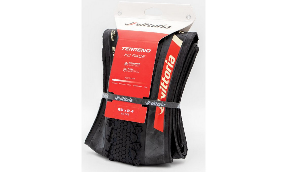 Riepa 29" Vittoria Terreno XC Race TLR Fold 29x2.4 / 60-622 black - 2