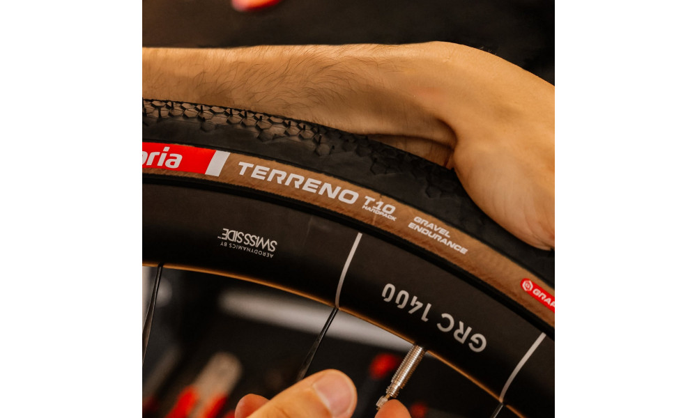 Riepa 28" Vittoria Terreno T10 Hardpack G2.0 TLR Fold 700x45c / 45-622 brown-black - 3