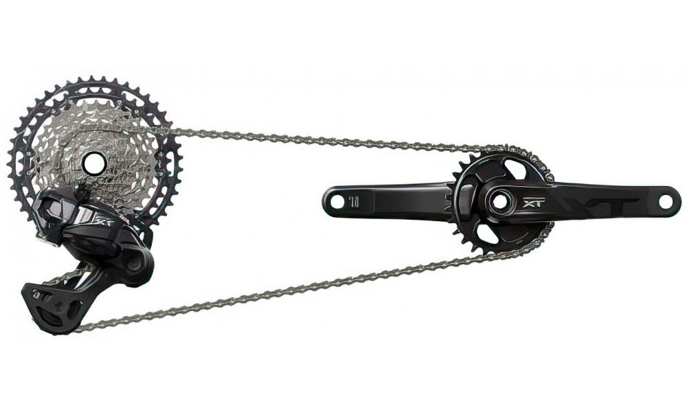 Aizmugurējais pārslēdzējs Shimano Deore XT Di2 RD-M8250 GS 1x12-speed - 2