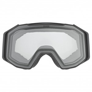 Brilles Uvex gravity black matt / clear-clear