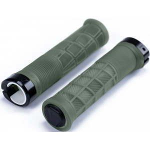 Stūres rokturi ACID Disrupt 138mm Lock-on translucent olive
