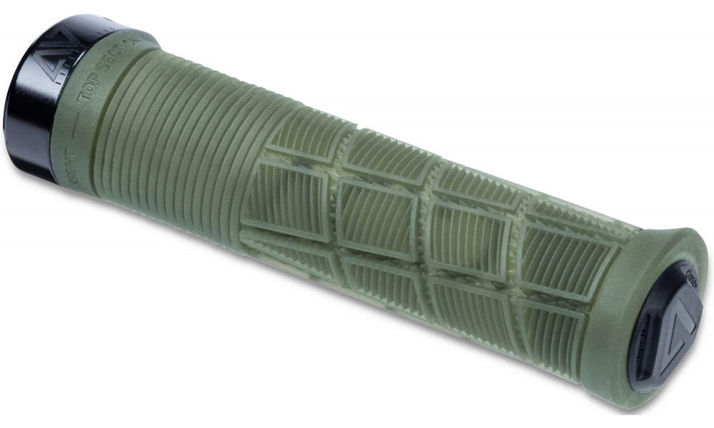 Stūres rokturi ACID Disrupt 138mm Lock-on translucent olive - 2