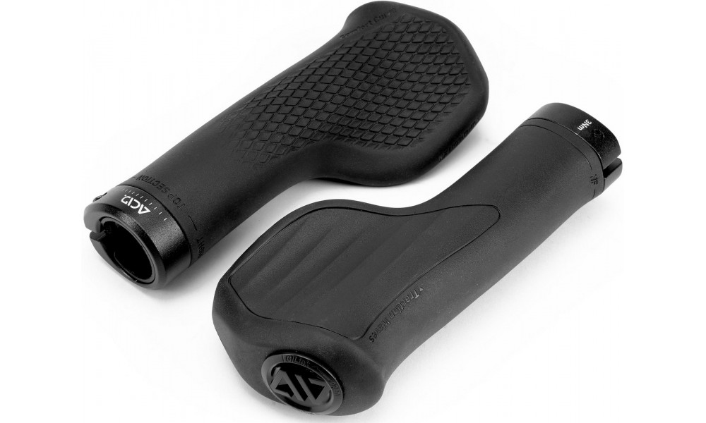 Stūres rokturi ACID Travel Comfort Lock-on black - 1