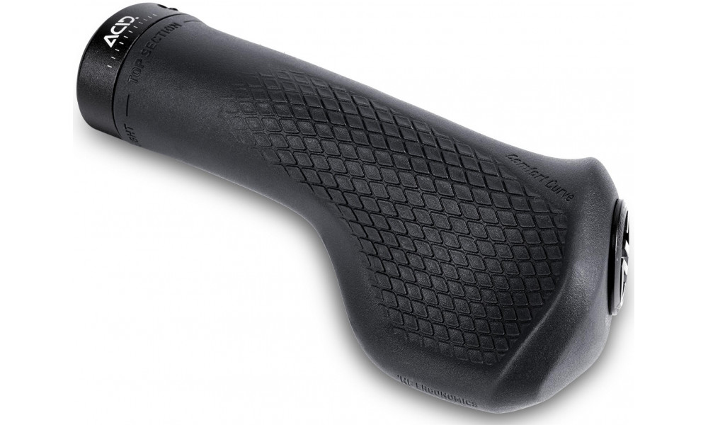 Stūres rokturi ACID Travel Comfort Lock-on black - 2