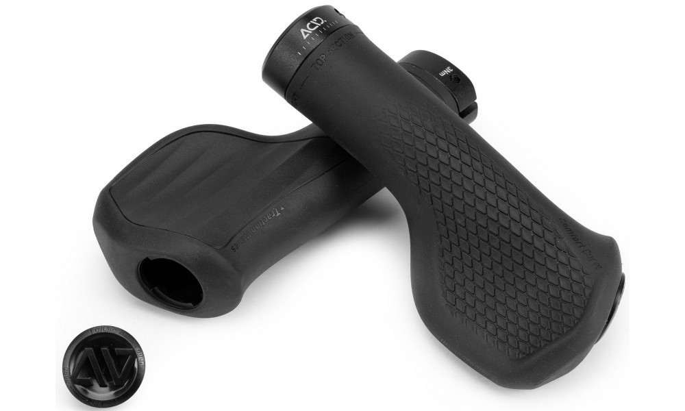 Stūres rokturi ACID Travel Comfort Lock-on black - 4