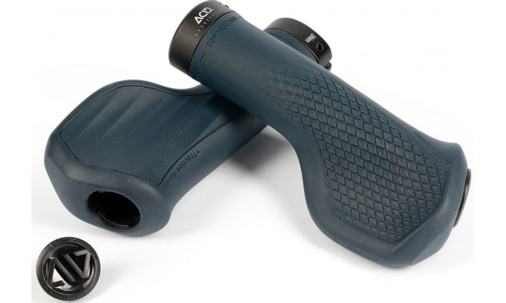 Stūres rokturi ACID Travel Comfort Lock-on dark blue - 4