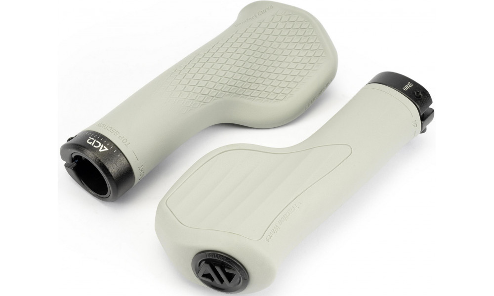 Stūres rokturi ACID Travel Comfort Lock-on dustygrey - 2
