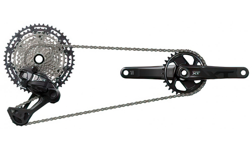 Aizmugurējie zobratu blok Shimano XT CS-M8200 12-speed - 2