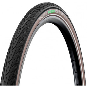 Riepa 28" Schwalbe Road Cruiser HS 484, Active Wired 47-622 / 28x1.75 Black/Coffee-Reflex Riepa 28" Schwalbe Road Cruiser HS 484, Active Wired 47-622 / 28x1.75 Black/Coffee-Reflex