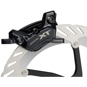 Disku bremžu suports Shimano XT BR-M8220 4-piston Metal w/Fin