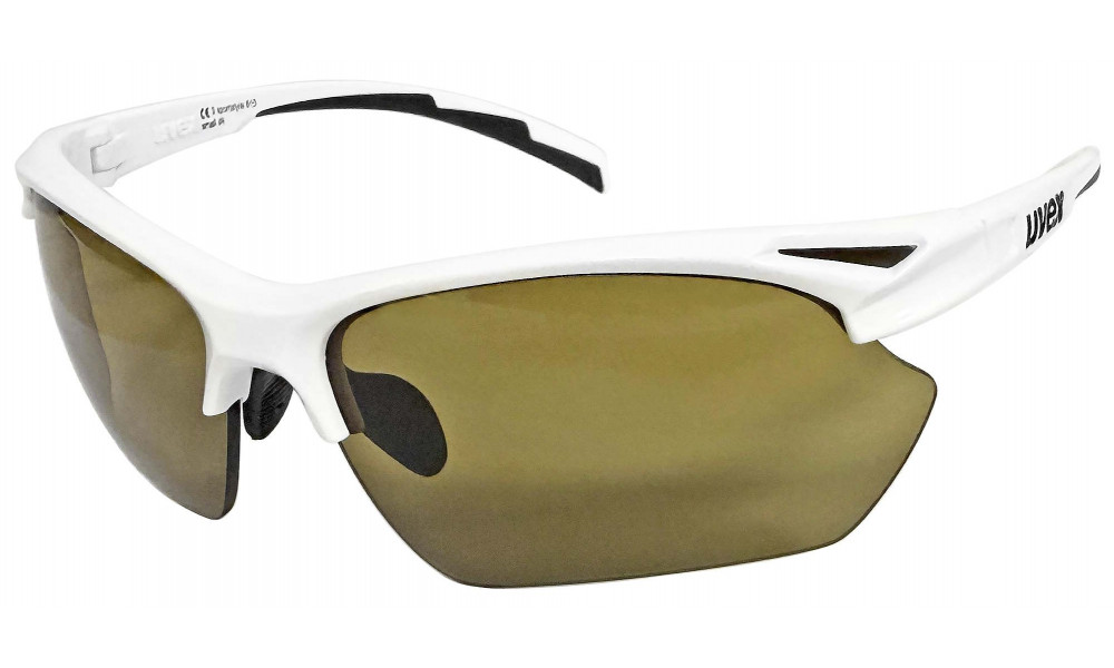 Brilles Uvex Sportstyle 615 small IR white/gr.br 