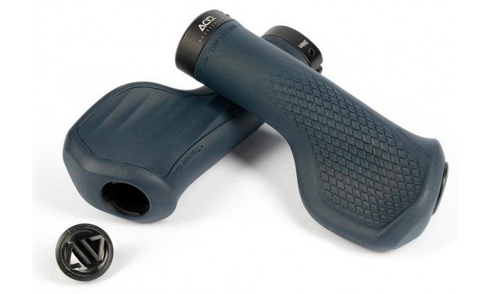 Stūres rokturi ACID Travel Comfort Lock-on dark blue - 4