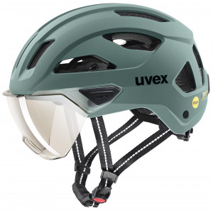 Ķivere Uvex stride visor MIPS sage green matt