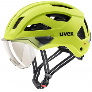 Ķivere Uvex stride visor MIPS lime matt