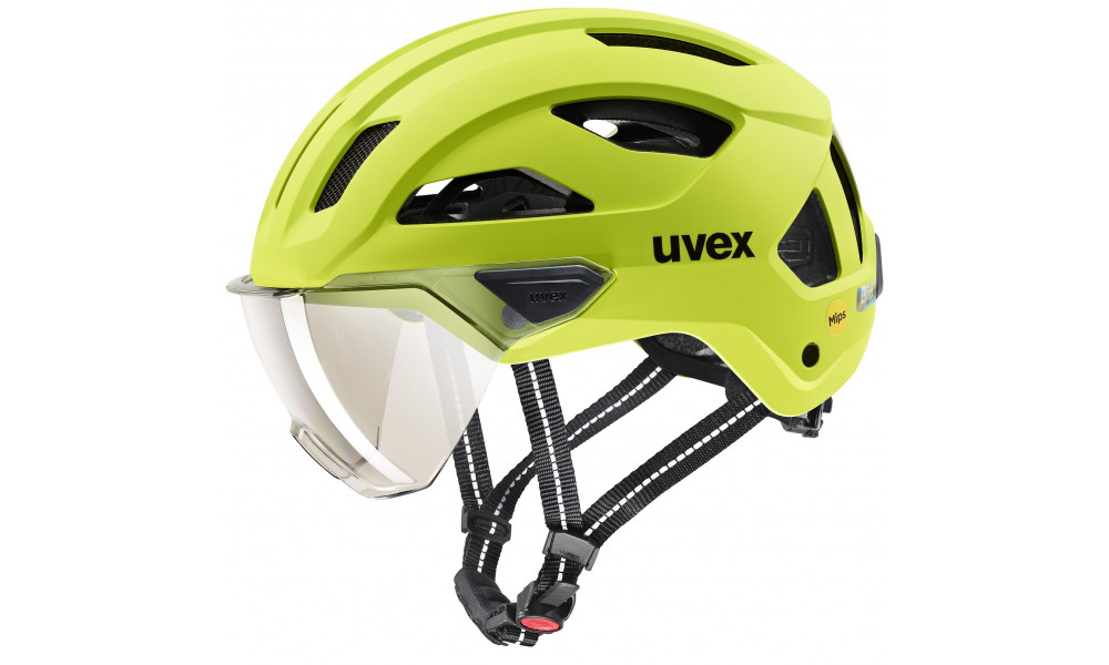 Ķivere Uvex stride visor MIPS lime matt - 1