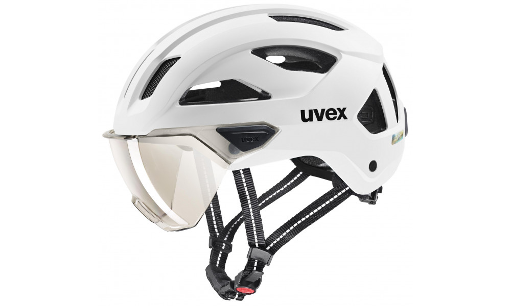 Ķivere Uvex stride visor white matt - 1