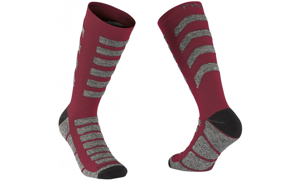 Velo zeķes Northwave Husky Ceramic High red cabernet 