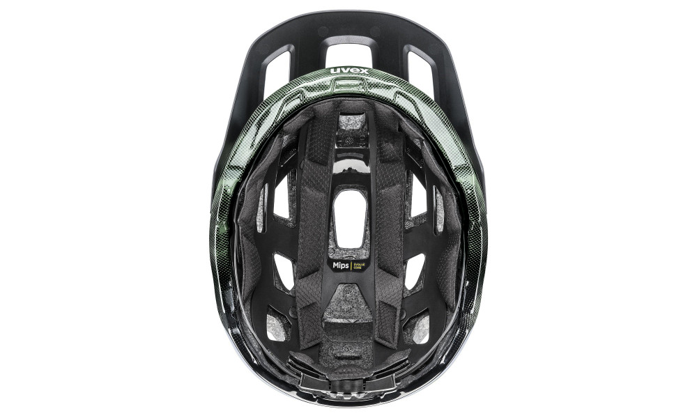 Ķivere Uvex react MIPS moss green-black matt - 4