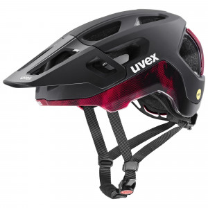 Ķivere Uvex react MIPS black-ruby red matt