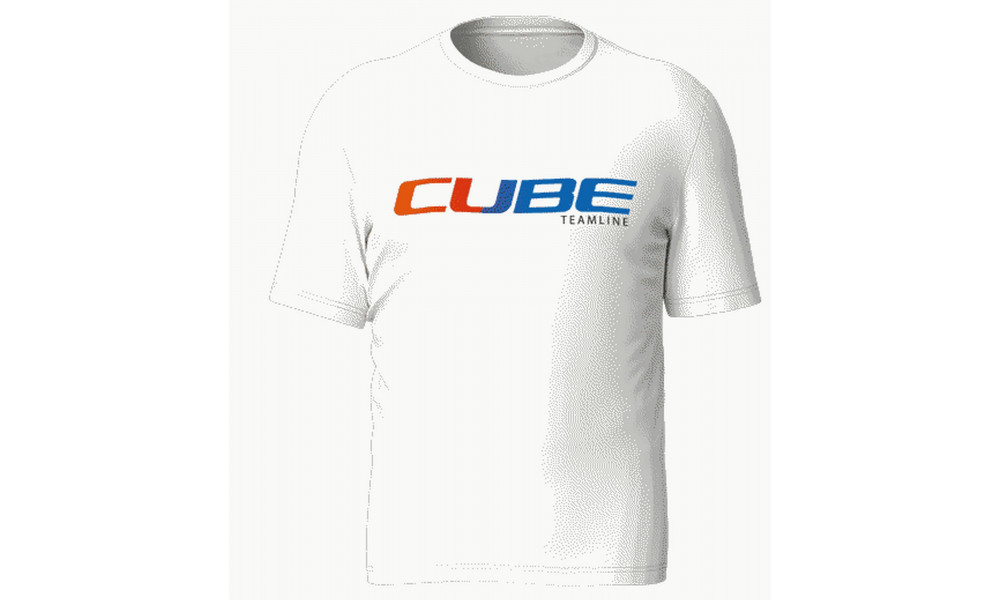T-krekls Cube Organic Teamline white - 1