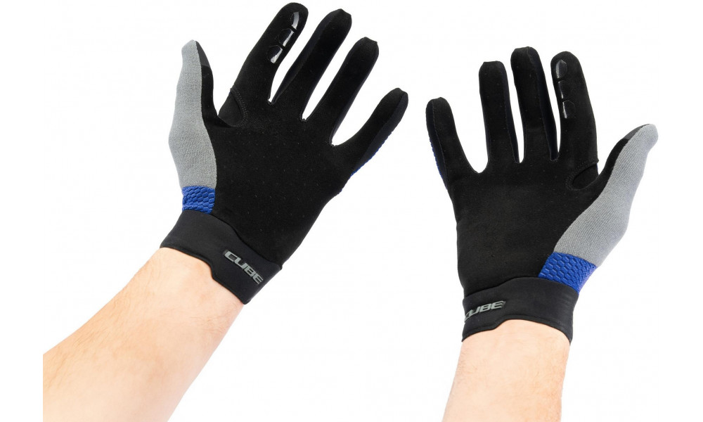 Velo cimdi Cube Gravity Long X Actionteam deep blue - 2