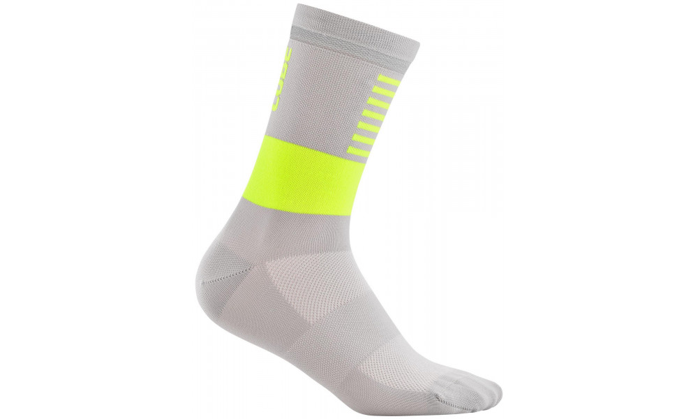 Zeķes Cube High Safety grey-yellow 