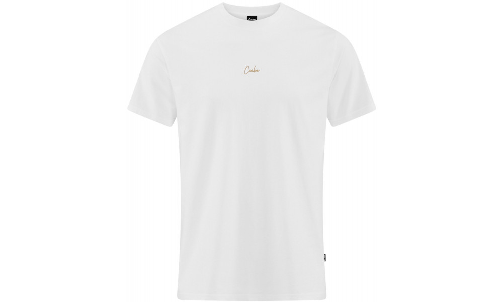 T-krekls Cube Organic Script GTY Fit V2 white - 1