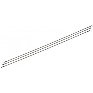 Spieķi NEWMEN Race black steel SP 260mm with nipples (3 gab.)