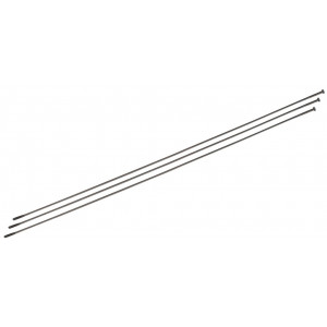 Spieķi NEWMEN Race black steel SP 274mm with nipples (3 gab.)