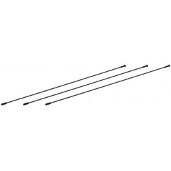 Spieķi NEWMEN VONOA Carbon round 302mm with nipples (3 gab.)