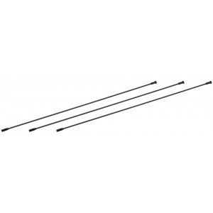 Spieķi NEWMEN VONOA Carbon round 303mm with nipples (3 gab.)