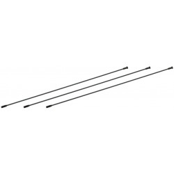 Spieķi NEWMEN VONOA Carbon round 306mm with nipples (3 gab.)