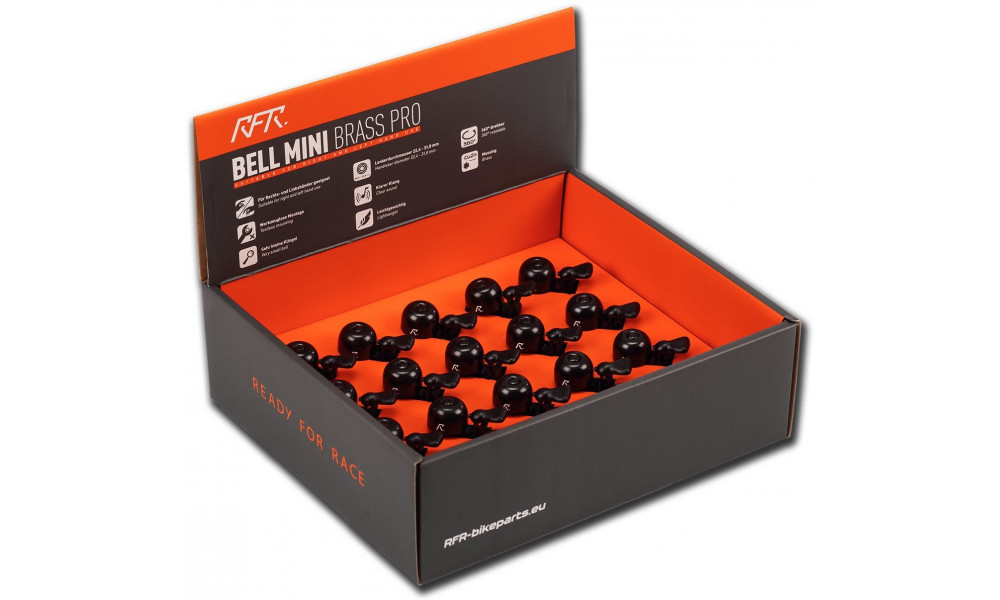 Zvans RFR Mini Brass Pro black'n'white box (20 gab.) - 1