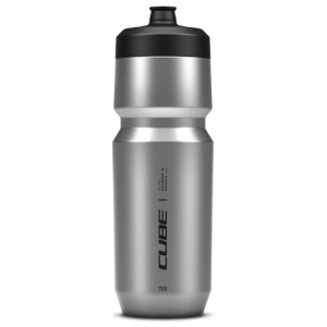 Bottle Cube Arc Sport 700 stainless steel brushed grey