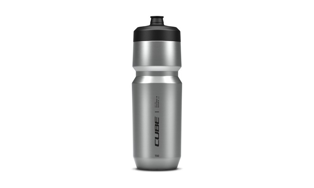 Bottle Cube Arc Sport 700 stainless steel brushed grey 