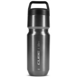 Bottle Cube Arc 700 stainless steel brushed grey