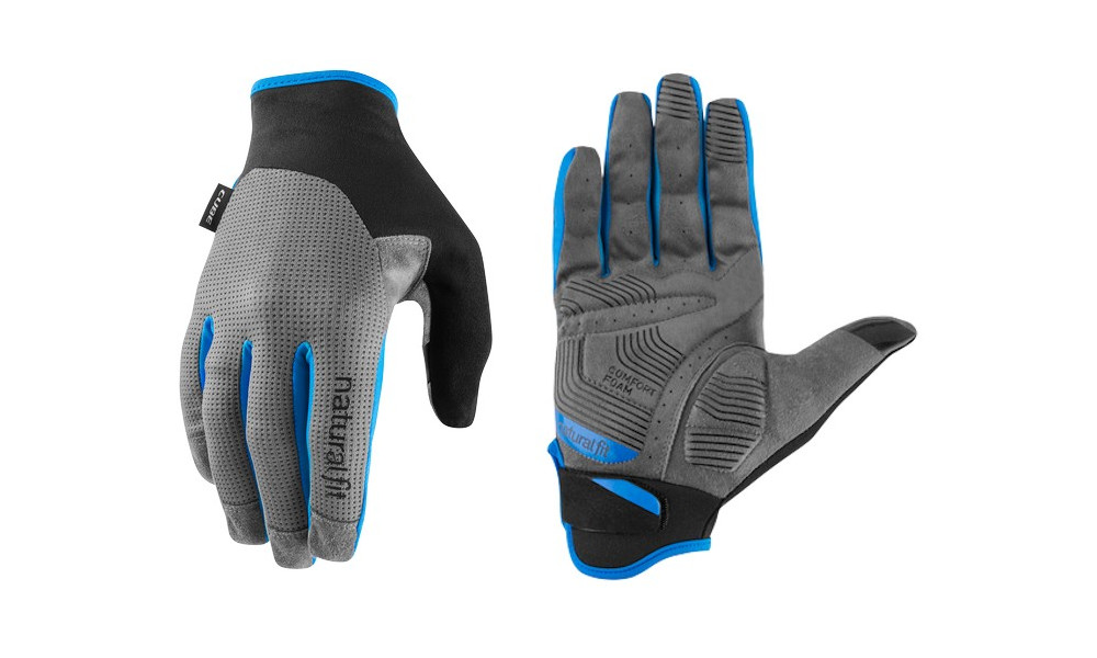 Gloves Cube Long X NF grey'n'blue - 1
