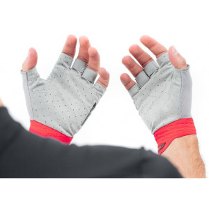 Gloves Cube Performance Short grey'n'red