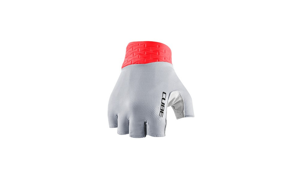 Gloves Cube Performance Short grey'n'red - 7