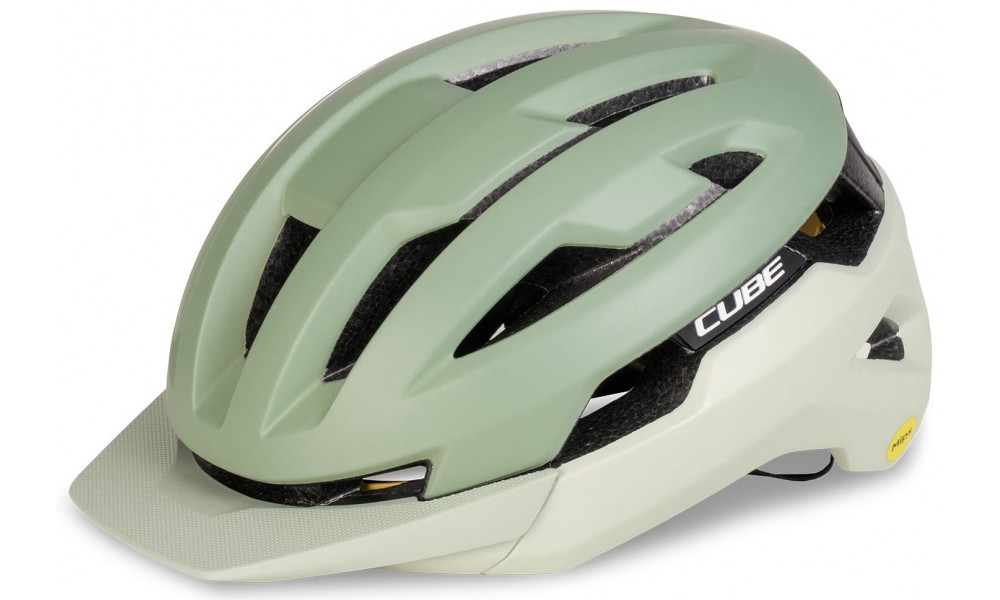 Helmet Cube Hover green - 1
