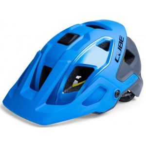 Helmet Cube Strover X Actionteam blue'n'grey