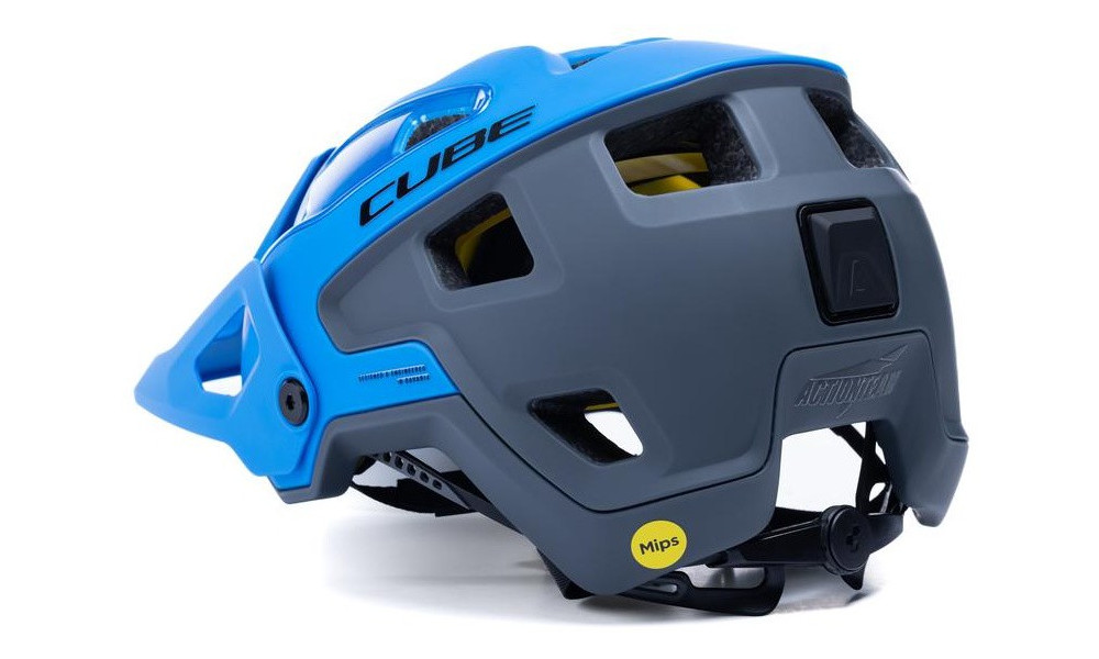 Helmet Cube Strover X Actionteam blue'n'grey - 4