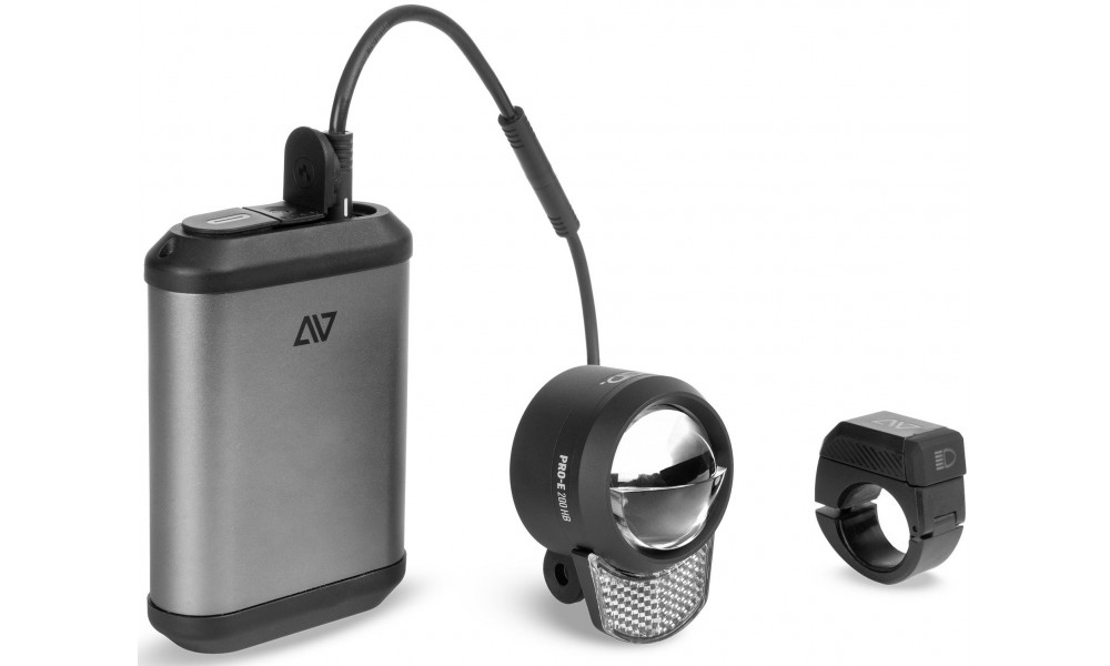 Priekšējais lukturis ACID PRO-E 200 700Lm HB PowerBank with remote - 1