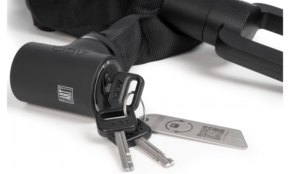 Atslēga ACID chain Solid Pro K120 Cargo 8x1200mm black - 3